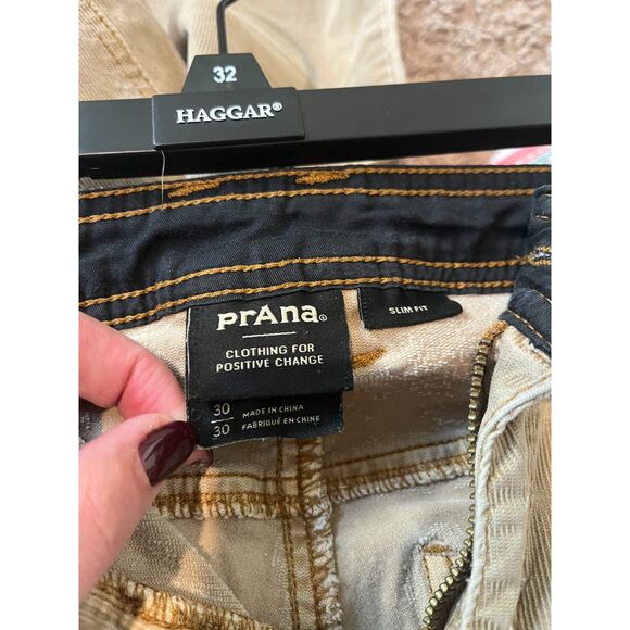 Prana Men's Corduroy Khaki Pants Slim Fit 30x30 - Picture 6 of 7